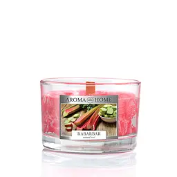 Свічка ароматична Aroma Home Natural Waxes Candle 115g - Rhubard(83667)