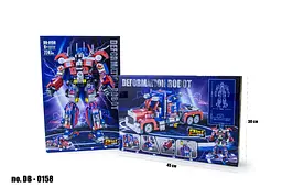 Конструктор TRANSFORMERS Optimus Prime Vs Машина 2в1 Робот трансформер, DB-0158, 709 деталей - мініатюра 2