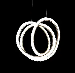 Люстра стельова LED Splendid Ray LF9805/1, 144W, золото/білий, сучасний стиль для дому - мініатюра 4