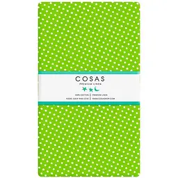 Простирадло Cosas полуторне 155х240 green dots, зелений (Зеленый_горох_25)