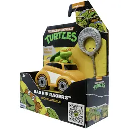 Ігровий набір Funrise TMNT Черепашки-ніндзя класичні Гонщик з лаунчером Мікеланджело (71018) - мініатюра 7