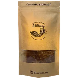 М'ясні чипси Свинина стандарт Jerkins