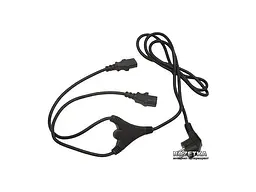 Кабель силовий Cablexpert PC-186-ML6 CEE7/17-C13 x 2 VDE Y-подібний 2 м
