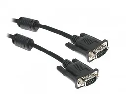 Кабель VGA (M) - VGA (M), 1.8 м, чорний, Maxxter (V-VGA-6)
