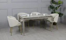 Стіл Хіт розкладний 1400/2000x800x750 бежевий - мініатюра 18