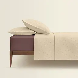 Комплект постільної білизни Cosas євро без простирадла MINI DOTS CS5 200 x 220 см (DropChocoBeige_200_2) - мініатюра 2