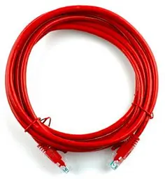 Патч-корд 20м, RJ-45, Cat.5e, CU, мідь, червоний Ritar (PCR-CU/20Rd / 04303)