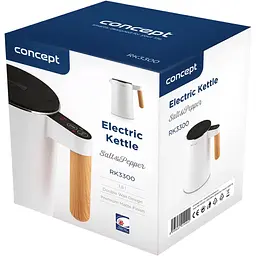 Електрочайник Concept Salt & Pepper RK3300 White [120060] - мініатюра 12