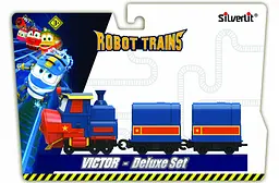 Паровозик з двома вагонами Silverlit Robot Trains Віктор (80179) - мініатюра 2