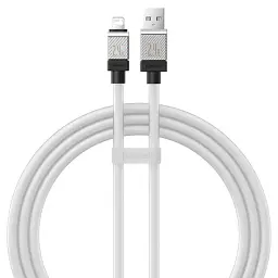 Кабель Baseus CoolPlay Series Fast Charging Cable USB to Lightning 2.4A 2m CAKW000502 White
