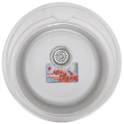 Кухонна мийка Haiba 510 satin HB0654, Нержавіюча сталь