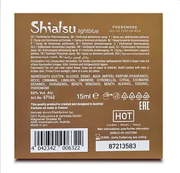 Парфуми з феромонами чоловічі Shiatsu Pheromone Fragrance men lightblue 15 ml - мініатюра 5