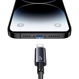 Кабель Usams US-SJ667 USB-A to Lightning 2.4A 1.2m Tarnish [SJ663USB01] [138993] - мініатюра 4