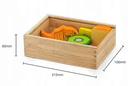 Іграшкові продукти Viga Toys Обід 44542 набір дерев'яних продуктів іграшок - мініатюра 5