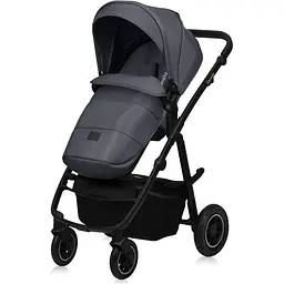 Коляска Lionelo Amber Plus 3 в 1 Grey Graphite (LO-AMBER PLUS 3IN1 GREY GRAPHITE) - мініатюра 2