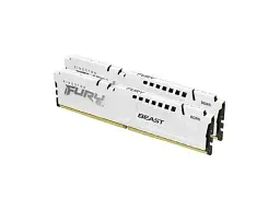 Пам'ять для настільних комп'ютерів Kingston FURY 32 GB (2x16GB) DDR5 6000 MHz Beast EXPO White (KF560C36BWE2K2-32)