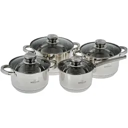 Набір каструль з кришками Bohmann BH 08-475, 8 предметів