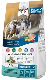 Сухий корм для стерилізованих котів Marpet Aequilibriavet Grainfree з індичкою та куркою 1.5 кг