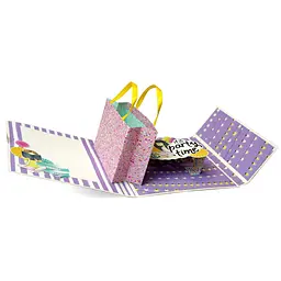 Набір для створення pop-up листівки "Party Girl" Fabrika Decoru FDGCK-052, 14 x 16 см - мініатюра 3