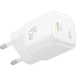 Мережевий зарядний пристрій Baseus PicoGo GaN USB-C 45W Moon White (P10176800213-00) [146301] - мініатюра 5