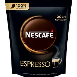 Кофе растворимый Nescafe Эспрессо порошкообразный 120 г