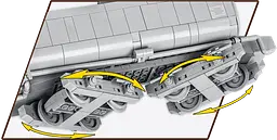 Конструктор Cobi Локомотив Kriegslokomotive Class 52 масштаб 1:35, 2476 деталей (COBI-6281) - мініатюра 6