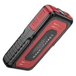 Пускозарядний пристрій Hoco QS3 10000mAh (повербанк та ліхтарик) Чорний - мініатюра 4