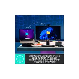 Клавіатура Logitech MX Mechanical Wireless Illuminated Performance Graphite (920-010757) - мініатюра 8