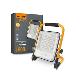 LED прожектор акумуляторний Videx Premium F2A 50W 5000K (26989-000)