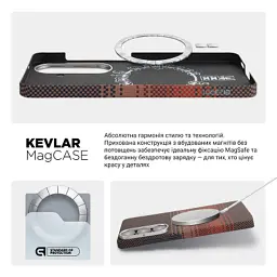 Чохол до мобільного телефона Armorstandart BlackIcon Kevlar MagCase Samsung S26 Plus Sunset (ARM90157) - мініатюра 8