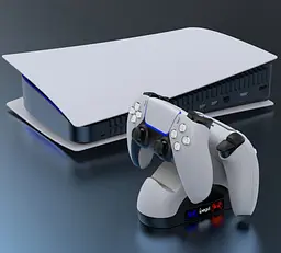 Зарядка для джойстиків PS5 DualSense — зарядна станція Ipega PGP5008 - мініатюра 6