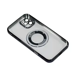 Магнітний чохол XON PhoneCase Magnetic для iPhone 11 (PCMC1111100B 8024) Чорний/Прозорий - мініатюра 4