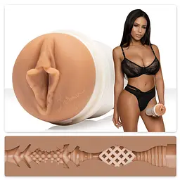 Мастурбатор Fleshlight Girls: Autumn Falls - Cream, зі зліпка вагіни - мініатюра 1