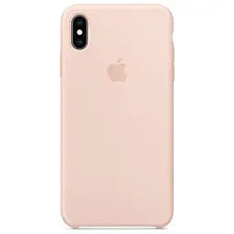 Оригінальний силіконовий чохол Apple Silicone Case для iPhone XS Max (6.5") Pink Sand MTFD2LL/A