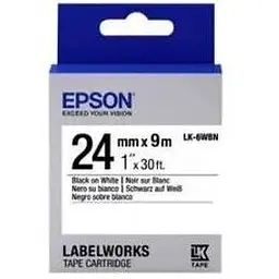 Картридж зі стрічкою Epson LK6WBN для принтерів LW-600P/LW-700/LW-Z710/LW-900P/LW-1000P/LW-Z5000BE Std B teh0015184
