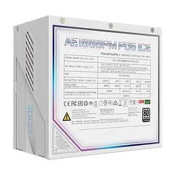 Блок живлення GIGABYTE 1000W (GP-AE1000PM PG5 ICE) - мініатюра 3