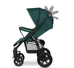 Прогулянкова коляска Lionelo Annet Tour Green Turquoise, темно-зеленая (LO-ANNET TOUR GREEN TURQUOISE) - мініатюра 5