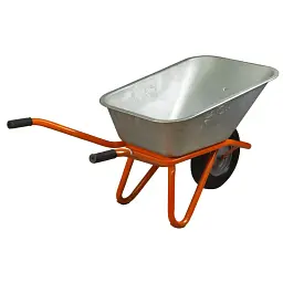 Тачка будівельна Flora одноколісна 90 л 200 кг колесо 15" (з 5 частин) (5056464) - мініатюра 5