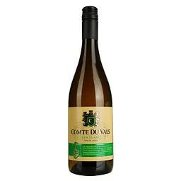 Вино Comte du Vals Blanc біле сухе 0.75 л - мініатюра 2