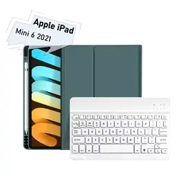 Чохол до планшета BeCover with keyboard Apple iPad Mini 6 2021 Dark Green (712987)