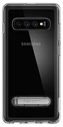 Чохол прозорий із підставкою Spigen Slim Armor Crystal Hybrid 605CS25388 для Samsung Galaxy S10 (6.1") Clear - мініатюра 9