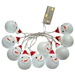 Гірлянда сніговички 10 LED