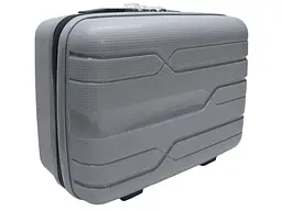 Б'юті-кейс Milano bag 0306/14 колір срібний розмір маленький S - мініатюра 6