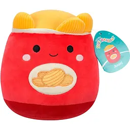 М'яка іграшка Squishmallows Картопляні Чипси Енсел 19 см червона з бежевим (SQCR06616) - мініатюра 7