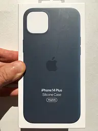 Оригінальний силіконовий чохол Apple Silicone Case MagSafe для iPhone 15 Plus (6.7") Storm Blue MT123ZM/A - мініатюра 2