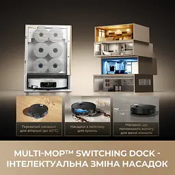 Робот-пилосос миючий Dreame Bot Matrix10 Ultra Black - мініатюра 3