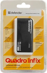 USB-хаб Defender Quadro Infix 4xUSB 2.0 (83504) (6054142) - мініатюра 5