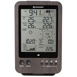 Метеостанція Bresser Weather Center 5-in-1 WTW Brown (7002512) - мініатюра 4