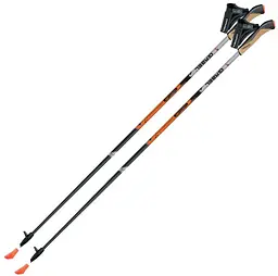 Палиці для скандинавської ходьби Gabel X-1.35 Active Knife Black/Orange 105 (7008361151050)