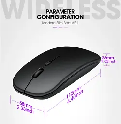 Комп'ютерна мишка Macarone Lite black - мініатюра 2